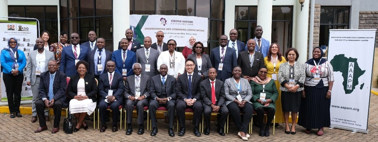 AAPAM Members who participated in a recent conference at the Kenya School of Government